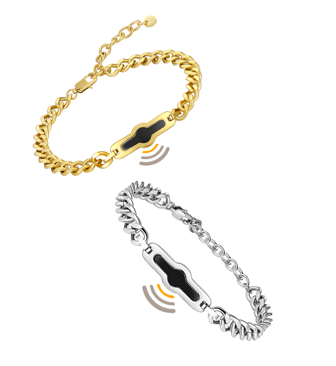 Ensemble de bracelets NFC pour couples