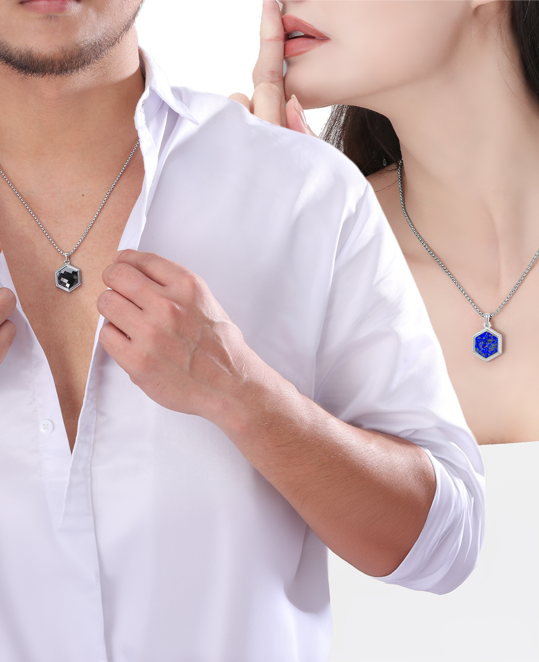 Set de colliers NFC pour partenaires (2 colliers)