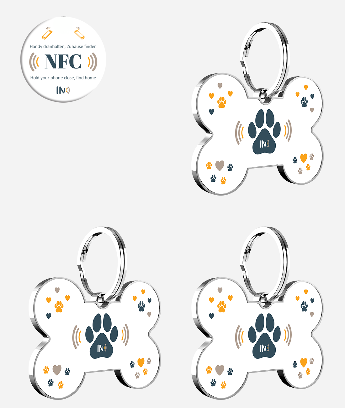 NFC Hunde und Tieranhänger