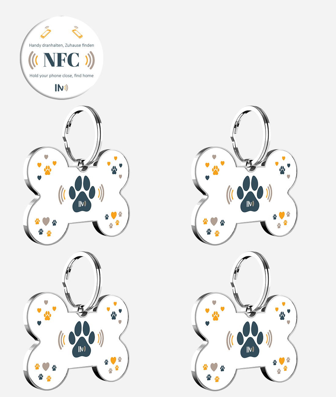 NFC Hunde und Tieranhänger